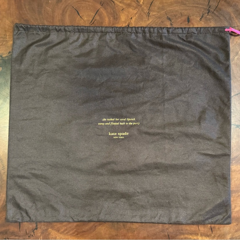 Kate Spade Brown Bag with Gold Logo